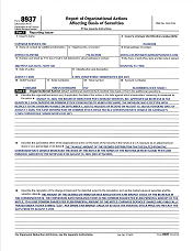 IRS Form 8937 - Q3 2020